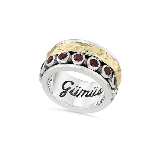 Pelagos garnet ring