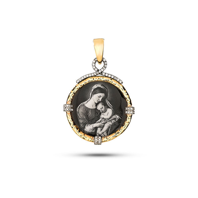 Medalha Dia da Mãe (Mãe Divina) pequena