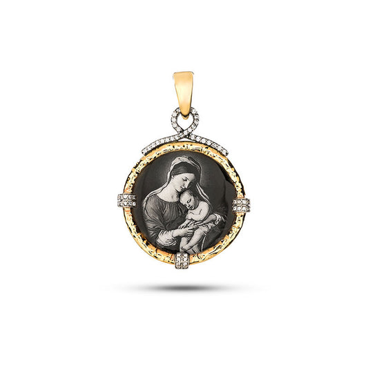 Medalha Dia da Mãe (Mãe Divina) pequena