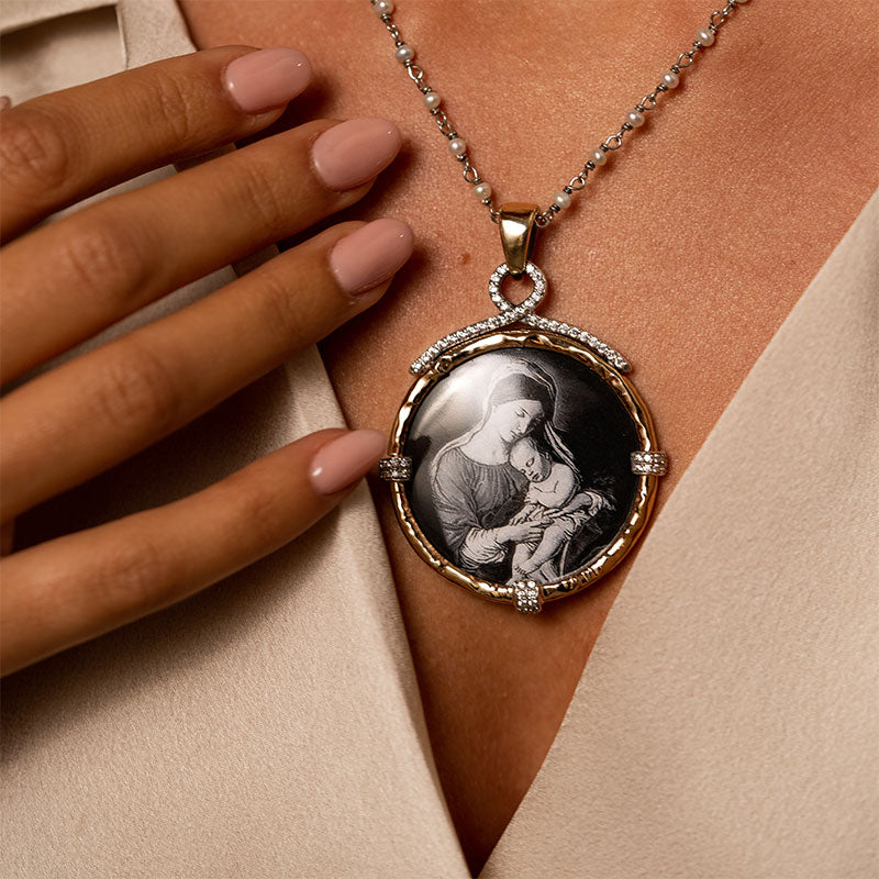 Medalha Dia da Mãe (Papa Francisco) grande