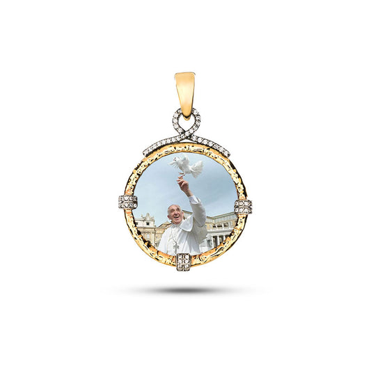 Medalha Dia da Mãe (Papa Francisco) pequena